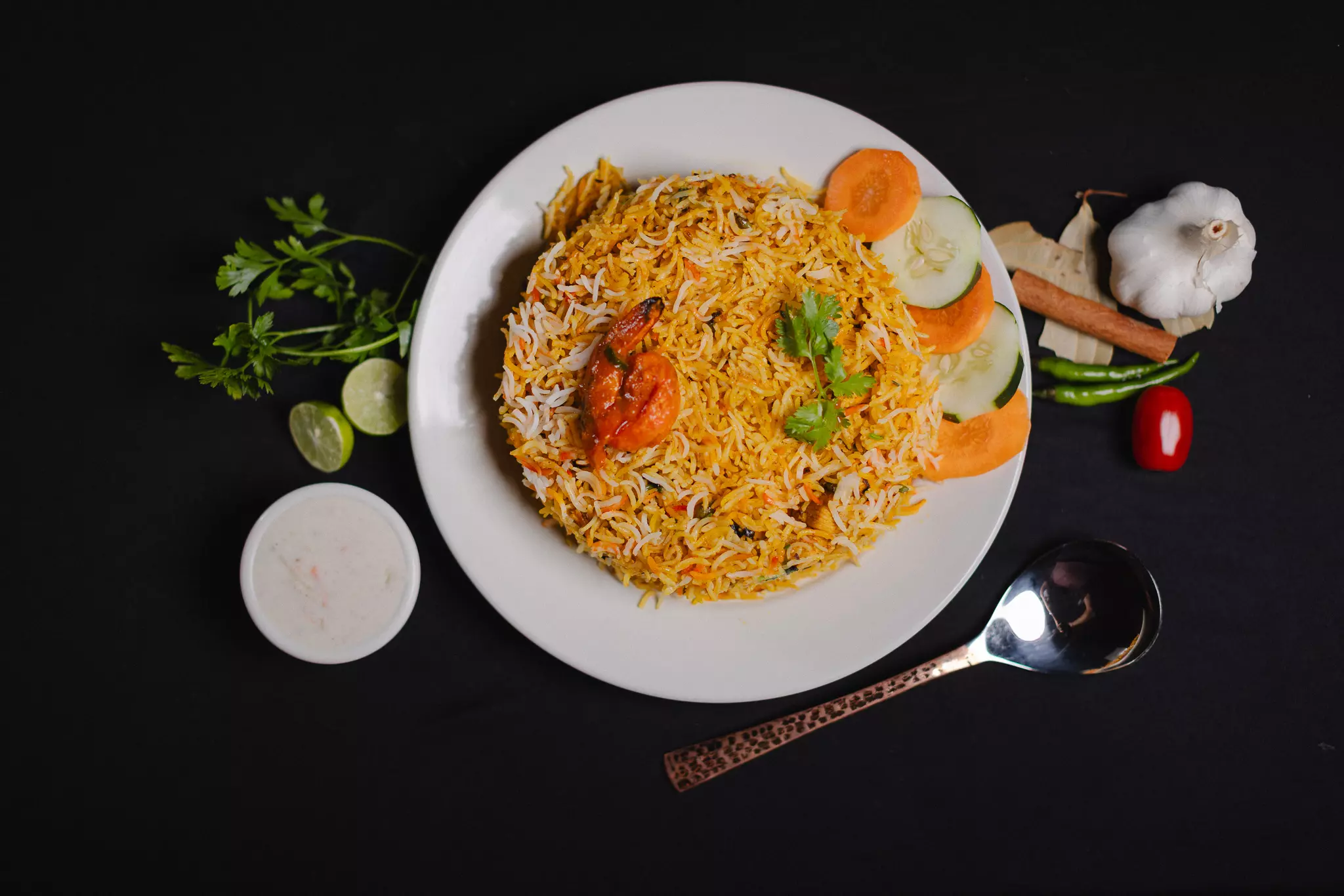 Indian Ocean Shrimp Biryani